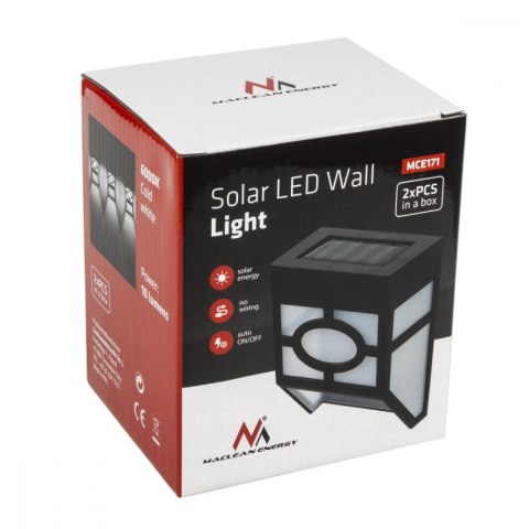 Solarna lampa ogrodowa LED MCE171 2szt. Maclean
