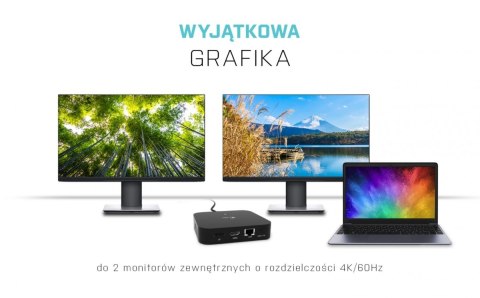 Stacja dokująca USB-C HDMI Docking Station with PD 100W
