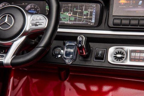 Auto Na Akumulator Mercedes G63 4X4 XXL 24V14AH Czerwony Lakierowany LEAN CARS