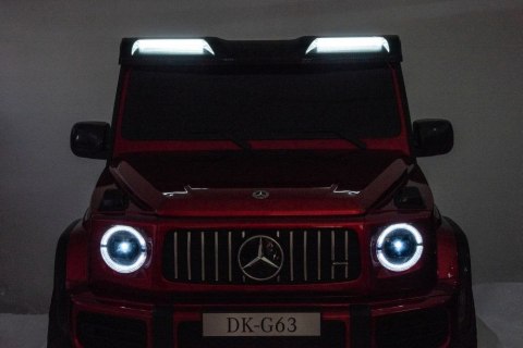 Auto Na Akumulator Mercedes G63 4X4 XXL 24V14AH Czerwony Lakierowany LEAN CARS
