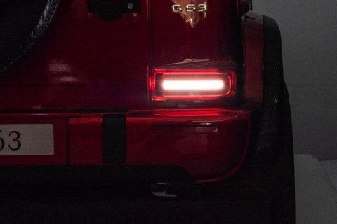 Auto Na Akumulator Mercedes G63 4X4 XXL 24V14AH Czerwony Lakierowany LEAN CARS