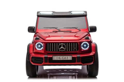 Auto Na Akumulator Mercedes G63 4X4 XXL 24V14AH Czerwony Lakierowany LEAN CARS