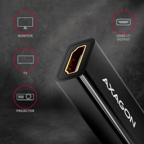 RVD-HI14N Adapter aktywny Displayport -> HDMI 1,4, 4K/30Hz, kabel 18cm