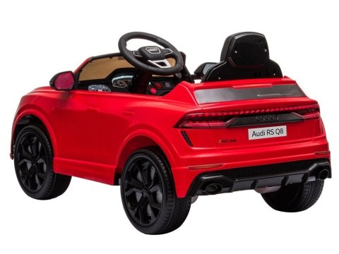 Samochód na akumulator Audi RS Q8 Światła LED MP3 Pilot Czerwony LEAN CARS