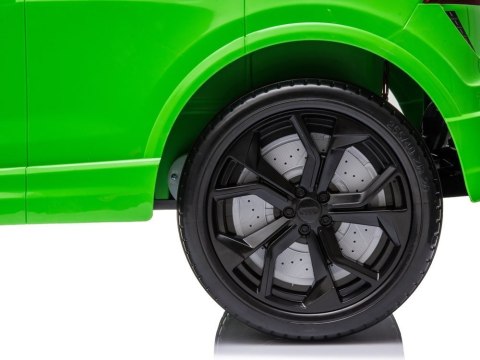 Samochód na akumulator Audi RS Q8 Światła LED MP3 Pilot Zielony LEAN CARS