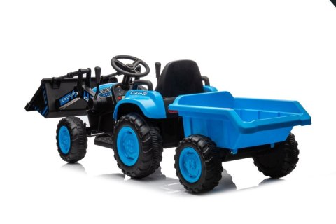 Traktor Na Akumulator Z Łyżką BW-X002A Niebieski LEAN CARS