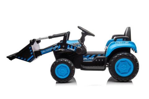 Traktor Na Akumulator Z Łyżką BW-X002A Niebieski LEAN CARS