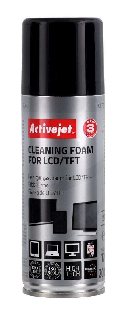 Activejet AOC-104 Pianka do czyszczenia matryc LCD/TFT(200 ml)