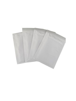 Bestpak Koperty bąbelkowe powietrzne CD, 80 g/m2, wyściełane wewnętrzną warstwą folii bąbelkowej, białe, samoprzylepne zamknięci