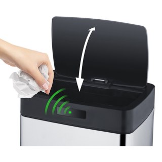 Bezdotykowy nierdzewny kosz na śmieci LT8044 Lamart