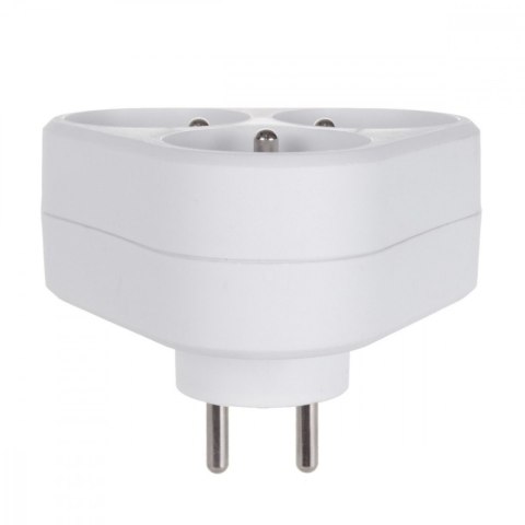 Gniazdko prądowe x3 z uziemieniem MCE214 Maclean