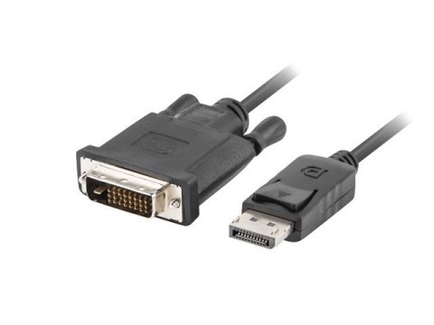 Kabel DisplayPort - DVI-D(24+1) M/M 3m czarny Lanberg