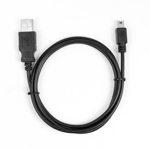 Kabel USB - Mini USB 1m. czarny TB