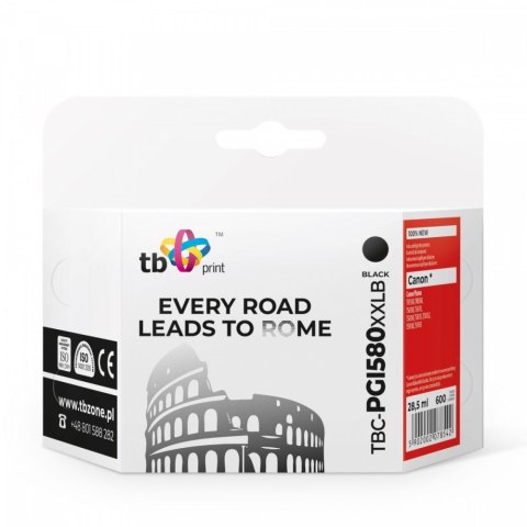 Tusz do Canon PGI-580XXLB TBC-PGI580XXLB BK 100% nowy TB Print