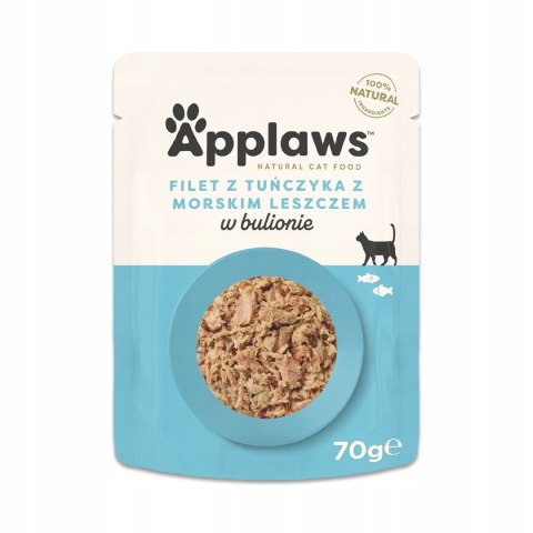 APPLAWS CAT Tuńczyk i leszcz w bulionie 70g