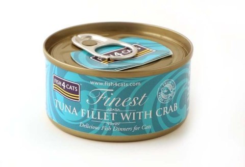 Fish4Cats Finest filet z Tuńczyka z Krabem 70g