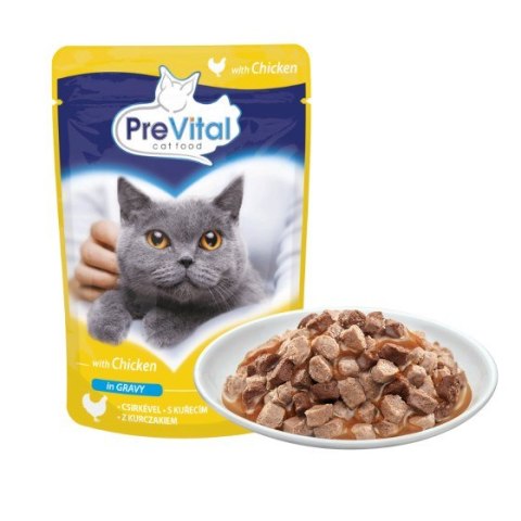 PREVITAL kurczak w sosie dla kotów 100g