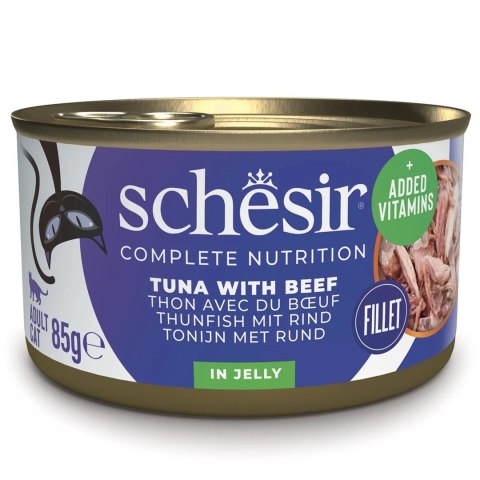 SCHESIR Adult FIlety z wołowiny z Tuńczykiem 85g