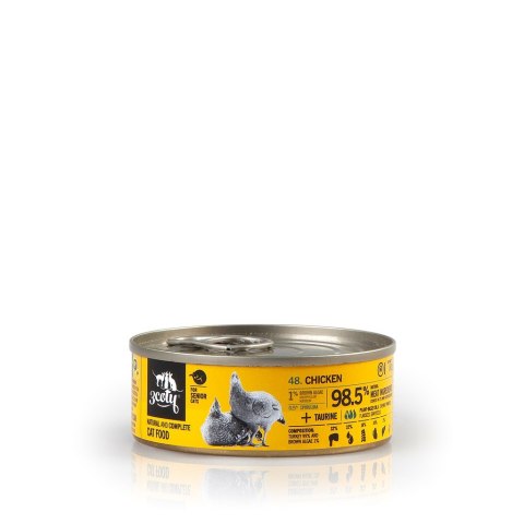 3Coty CHICKEN with Spirulina for Senior Cats 80g