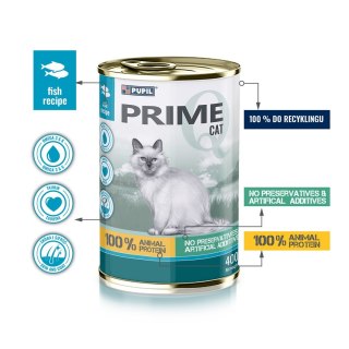 PUPIL Prime bogata w łososia z pstrągiem 400 g