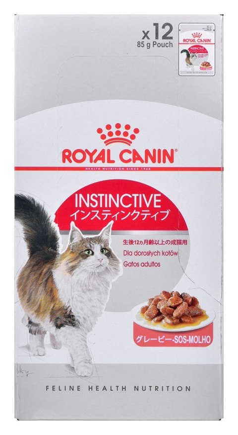 ROYAL CANIN FHN Instinctive w sosie - mokra karma dorosłych kotów - 12x 85 g