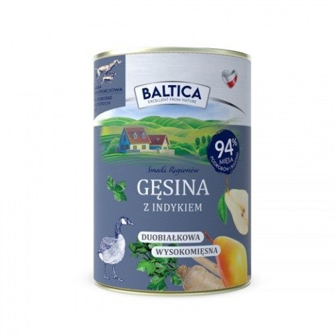 BALTICA SMAKI REGIONÓW Gęsina z indykiem 400g