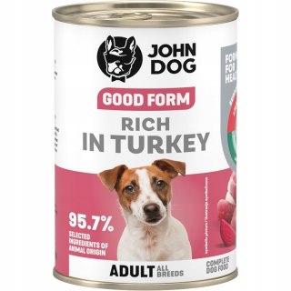 John Dog GOOD FORM DOROSŁY INDYKA KARMA 400g