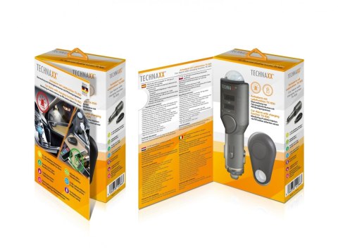 Alarm samochodowy z ładowarką USB 2 porty TX-100 Technaxx Deutschland GmbH & Co. KG