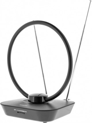 Antena wewnętrzna SDA 102 DVB-T2/T Zysk 20db,Imp 75 OHM,4G LTE Sencor