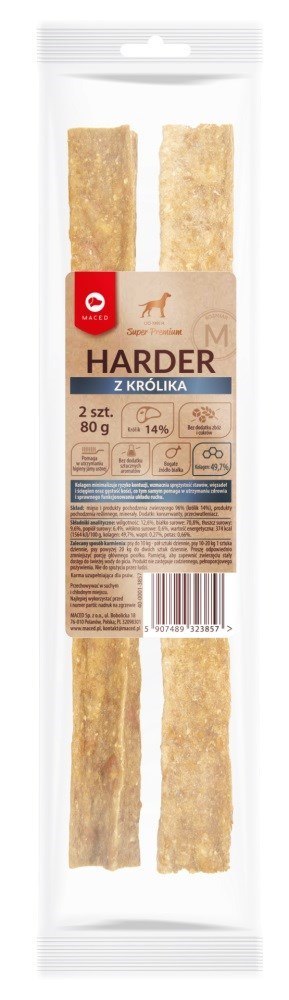 MACED Harder wołowy z królikiem M - gryzak dla psa - 100 g