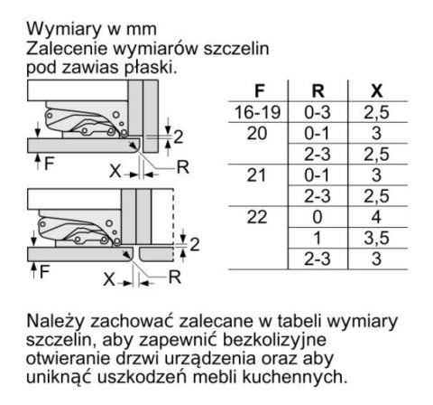 Chłodziarko-zamrażarka KIS86AFE0 Bosch