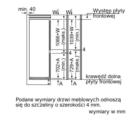Chłodziarko-zamrażarka KIS86AFE0 Bosch