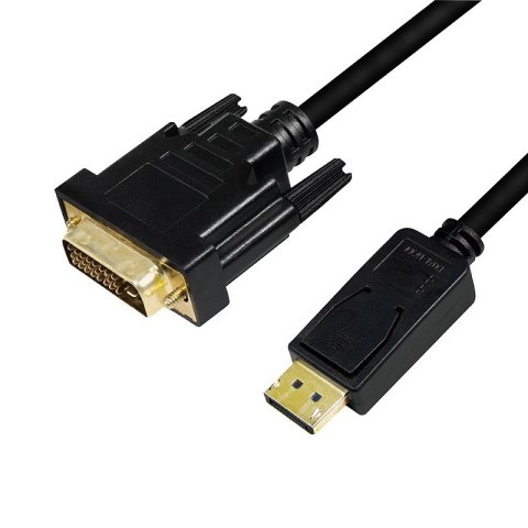 Kabel DisplayPort 1.2 do DVI 2m Czarny LogiLink