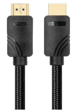 Kabel HDMI v 2.1 premium 2 m 8K Czarny Stworzony dla graczy TB