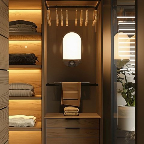 Lampa Led z czujnikiem ruchu 15W MCE340 GR Maclean