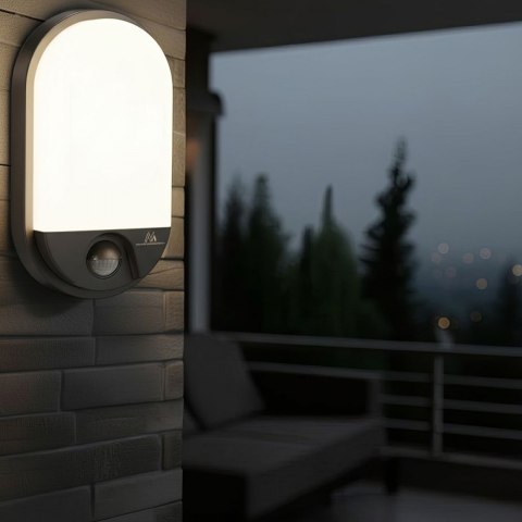 Lampa Led z czujnikiem ruchu 15W MCE340 GR Maclean