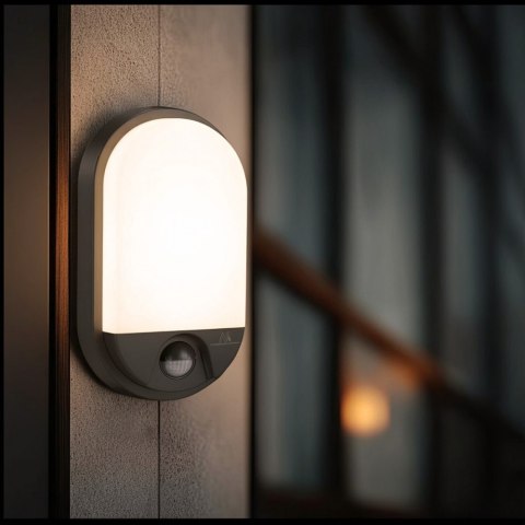 Lampa Led z czujnikiem ruchu 15W MCE340 GR Maclean