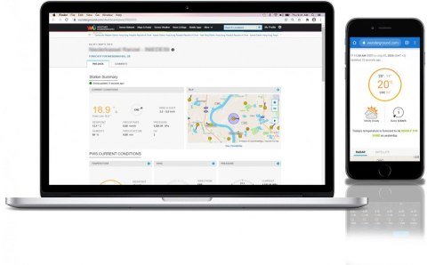 Profesjonalna stacja METEO WiFi SWS 12500 wys. LCD 21,4cm Kolor Sencor