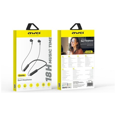 Słuchawki sportowe G82BL Bluetooth 5.4 czarne