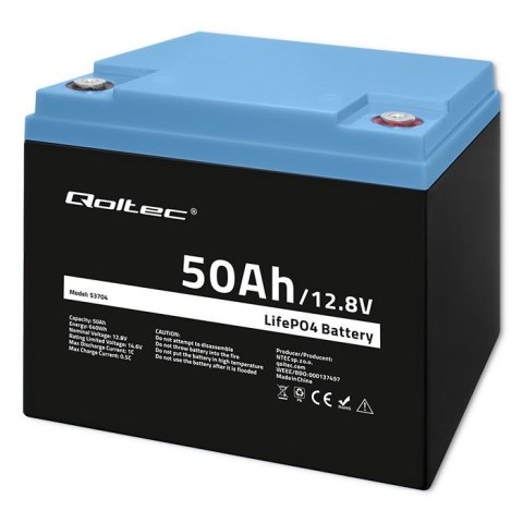 Akumulator LiFePO4 | 12.8V | 50Ah | 640Wh | BMS