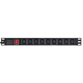 Listwa zasilająca 19"- 9xgniazdo UPS - wtyk UPS-C14