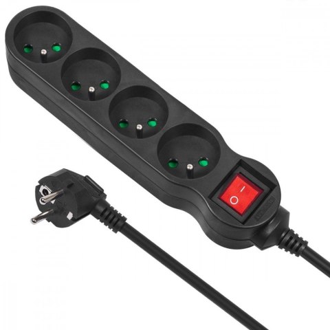 Listwa zasilająca 4g 3m MCE181 2300W Czarna