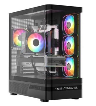 Obudowa Volcano AQ200 ARGB MIDI BLACK