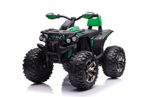 Quad Na Akumulator Z Oparciem QLS-3288 ŚwIatła LED MP3 Zielony LEAN CARS