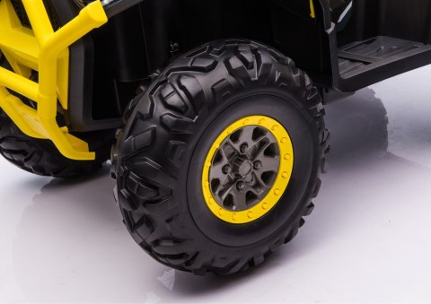Quad na Akumulator XMX607 Dla Dzieci Światła LED MP3 Żółty LEAN CARS