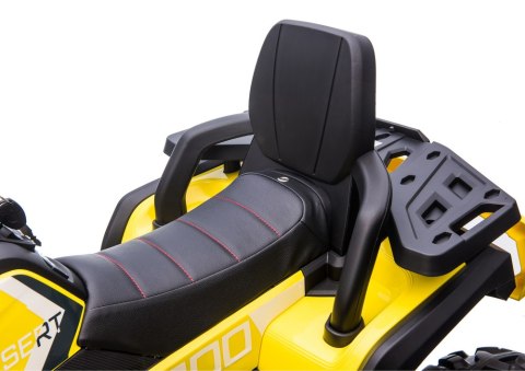 Quad na Akumulator XMX607 Dla Dzieci Światła LED MP3 Żółty LEAN CARS