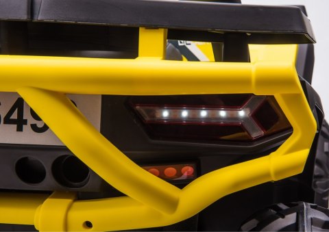 Quad na Akumulator XMX607 Dla Dzieci Światła LED MP3 Żółty LEAN CARS
