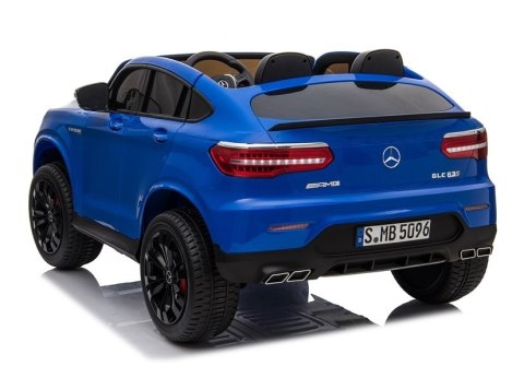 Auto na Akumulator Mercedes GLC 63S Dwuosobowy LED MP3 Niebieski Lakierowany LEAN CARS