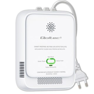Czujnik wycieku gazu Propan-Butan | detektor LPG | alarm 85dB | LED