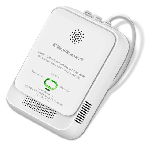 Czujnik wycieku gazu Propan-Butan | detektor LPG | alarm 85dB | LED